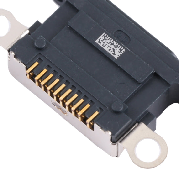 Charging Port Connector for iPhone 12 / 12 Pro (Black) by buy2fix