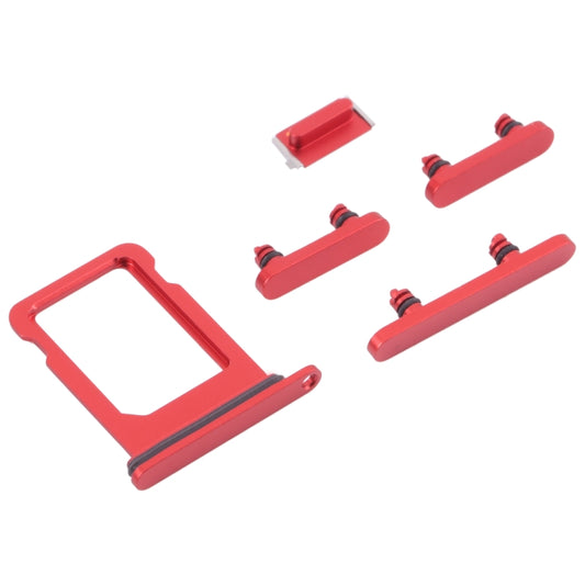 SIM Card Tray + Side Keys for iPhone 13 Mini(Red) by buy2fix