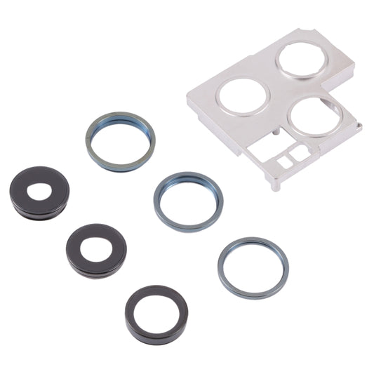 Camera Lens Cover With Retaining Bracket for iPhone 13 Pro Max(Green) by buy2fix