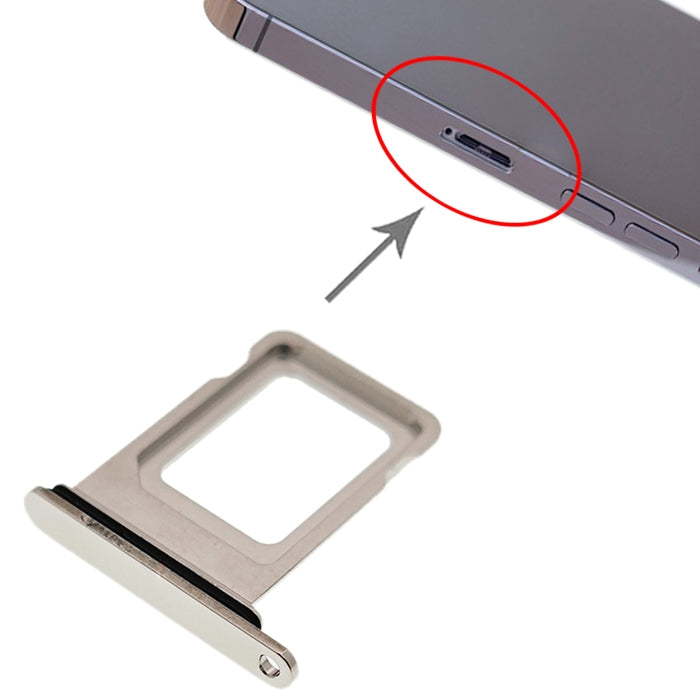 SIM Card Tray for iPhone 13 Pro (Silver) - Others by buy2fix | Online Shopping UK | buy2fix