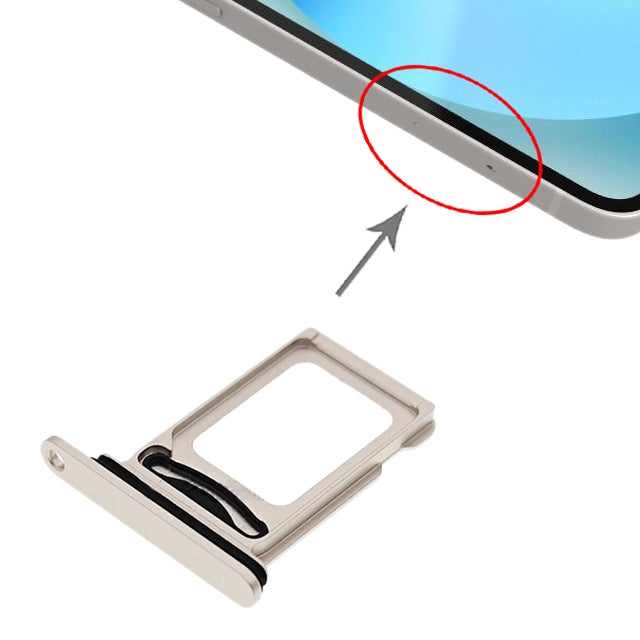 SIM+SIM Card Tray for iPhone 13 (Silver) by buy2fix
