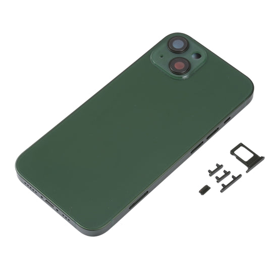 Back Housing Cover with SIM Card Tray & Side Keys & Camera Lens for iPhone 13(Green) - Back Cover by buy2fix | Online Shopping UK | buy2fix
