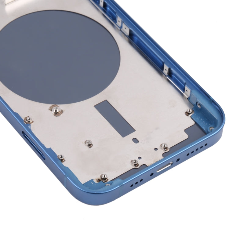 Back Housing Cover with SIM Card Tray & Side Keys & Camera Lens for iPhone 13(Blue) - Back Cover by buy2fix | Online Shopping UK | buy2fix
