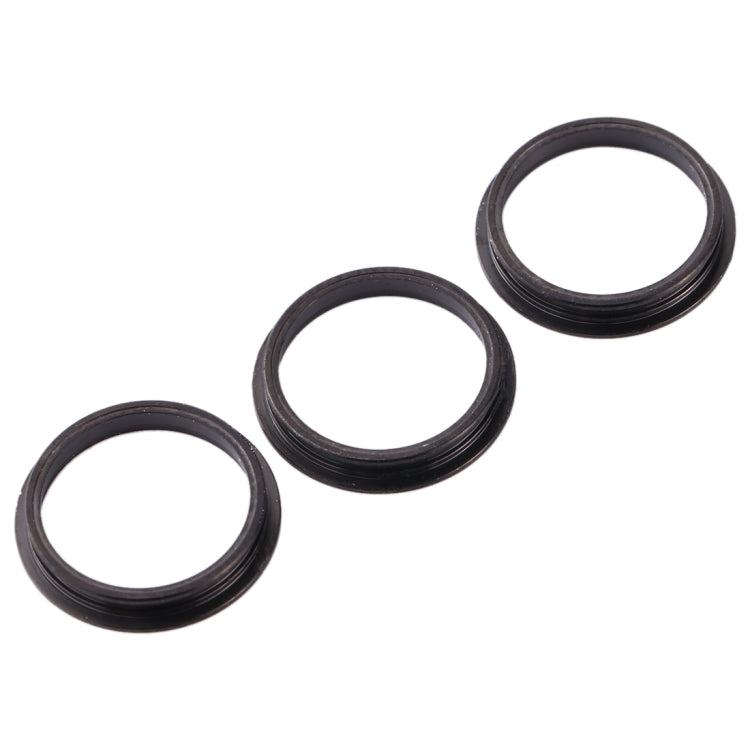 3 PCS Rear Camera Glass Lens Metal Protector Hoop Ring for iPhone 11 Pro & 11 Pro Max(Grey) - Camera Series by buy2fix | Online Shopping UK | buy2fix