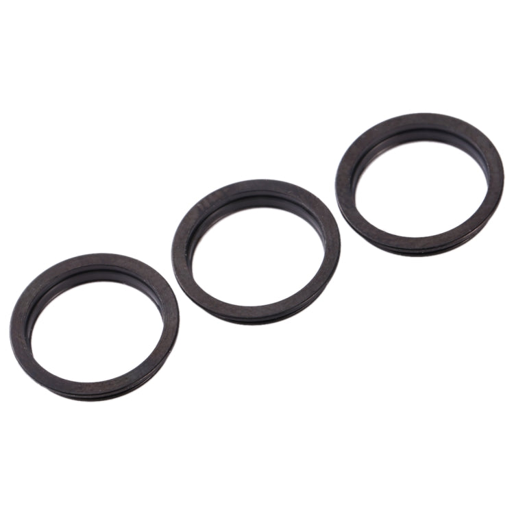 3 PCS Rear Camera Glass Lens Metal Protector Hoop Ring for iPhone 11 Pro & 11 Pro Max(Grey) - Camera Series by buy2fix | Online Shopping UK | buy2fix