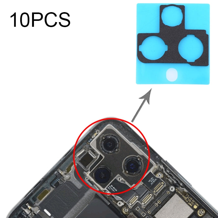 10 PCS Back Camera Dustproof Sponge Foam Pads for iPhone 11 Pro / 11 Pro Max - Camera Series by buy2fix | Online Shopping UK | buy2fix
