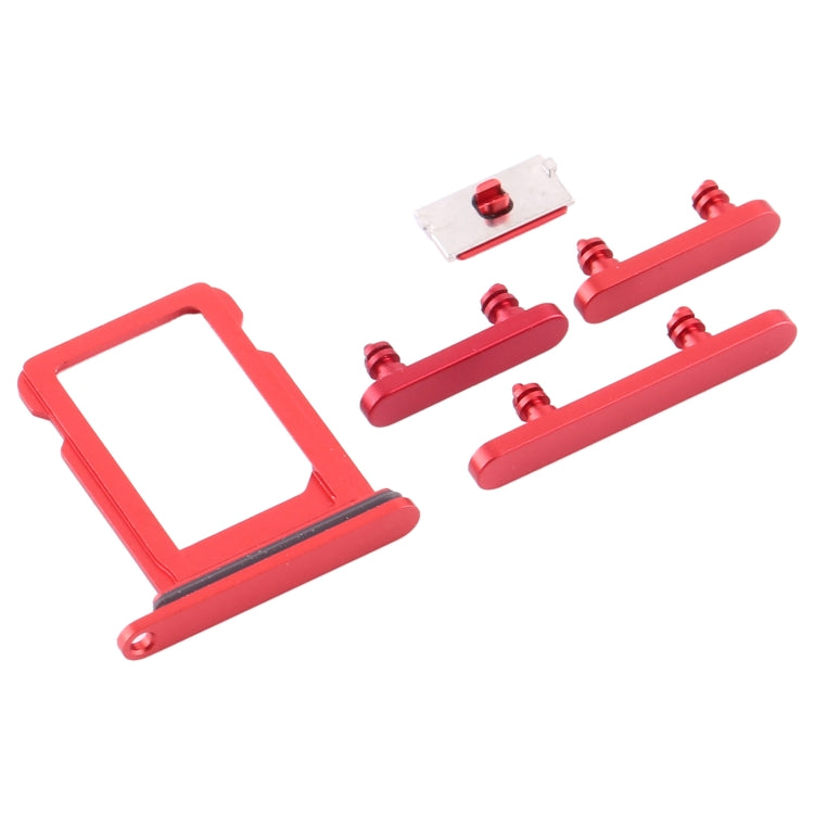 SIM Card Tray + Side Keys for iPhone 12 Mini(Red) by buy2fix
