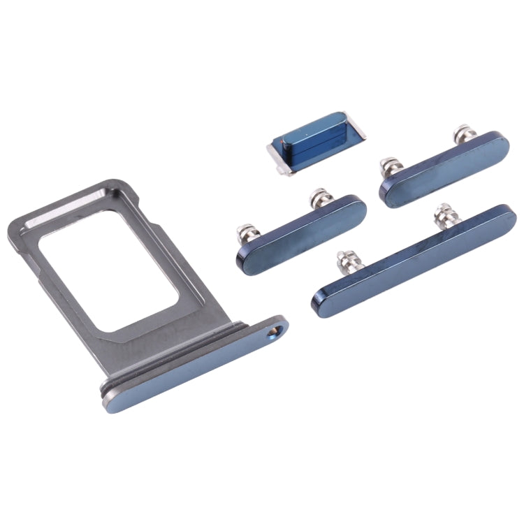 SIM Card Tray + SIM Card Tray + Side Keys for iPhone 12 Pro Max(Blue) - Side Key & Card Tray by buy2fix | Online Shopping UK | buy2fix