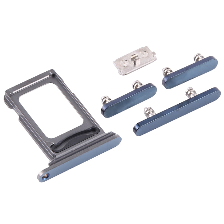 SIM Card Tray + SIM Card Tray + Side Keys for iPhone 12 Pro Max(Blue) - Side Key & Card Tray by buy2fix | Online Shopping UK | buy2fix