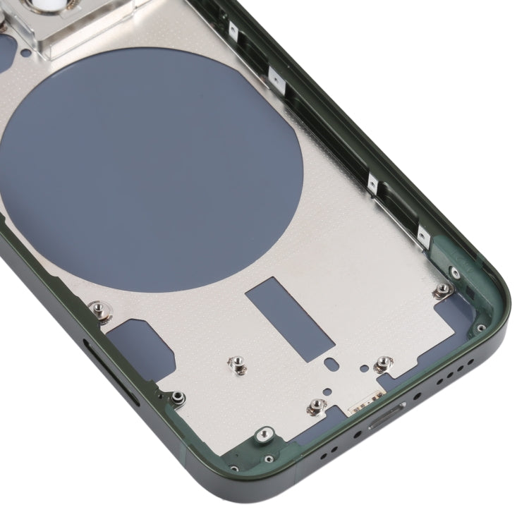 Back Housing Cover with SIM Card Tray & Side Keys & Camera Lens for iPhone 13 Mini(Green) - Repair & Spare Parts by buy2fix | Online Shopping UK | buy2fix
