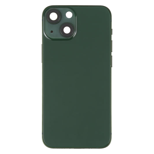 For iPhone 13 mini Battery Back Cover with Side Keys & Card Tray & Power + Volume Flex Cable & Wireless Charging Module(Green) - Back Cover by buy2fix | Online Shopping UK | buy2fix