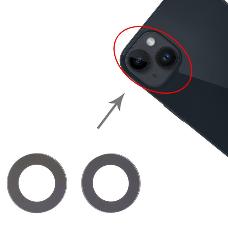 For iPhone 14 Back Camera Lens - Camera Series by buy2fix | Online Shopping UK | buy2fix