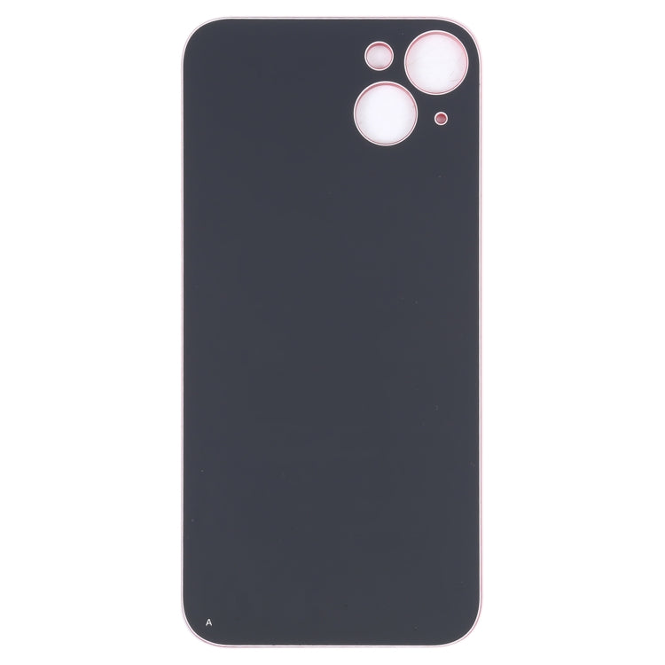 For iPhone 14 Plus Easy Replacement Big Camera Hole Glass Back Battery Cover(Red) - Back Cover by buy2fix | Online Shopping UK | buy2fix