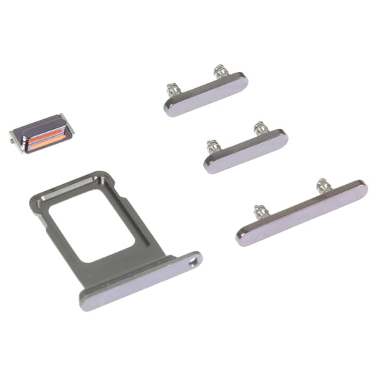 SIM Card Tray + Side Keys for iPhone 14 Pro(Purple) by buy2fix
