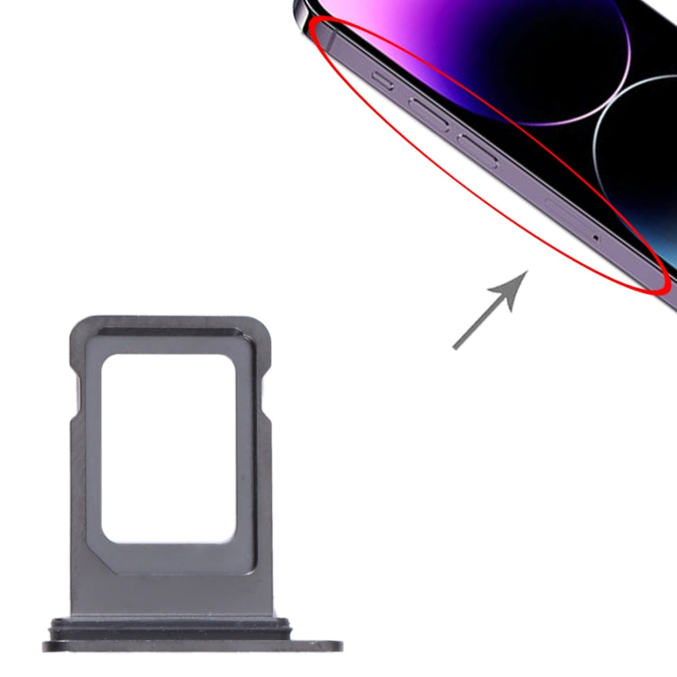SIM Card Tray for iPhone 14 Pro Max (Black) by buy2fix