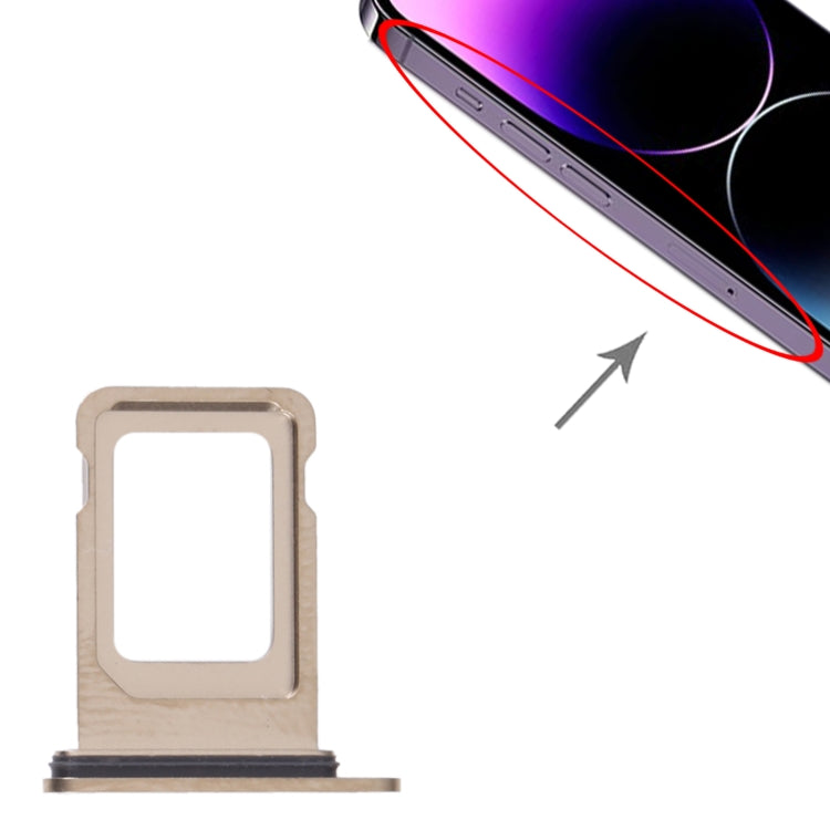 SIM Card Tray for iPhone 14 Pro Max (Gold) by buy2fix