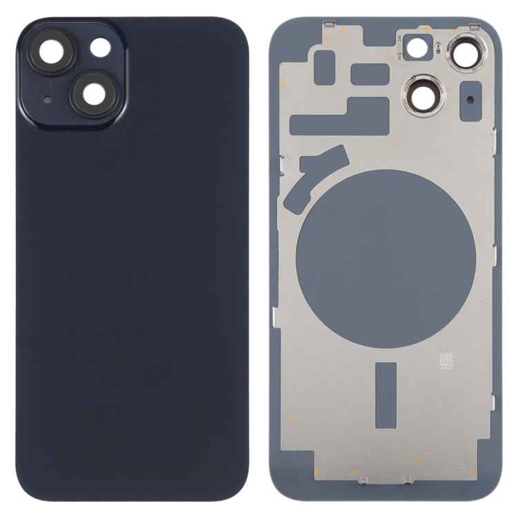 For iPhone 14 Back Housing Cover with Camera Lens(Black) - Back Cover by buy2fix | Online Shopping UK | buy2fix