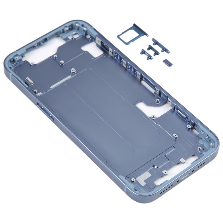 For iPhone 14 Middle Frame with Side Keys (Blue) - Others by buy2fix | Online Shopping UK | buy2fix