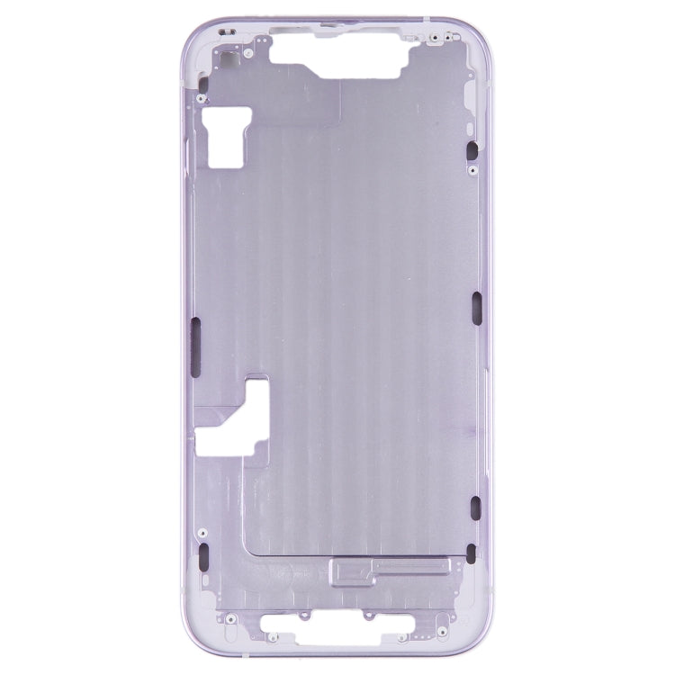 For iPhone 14 Middle Frame with Side Keys (Purple) - Others by buy2fix | Online Shopping UK | buy2fix