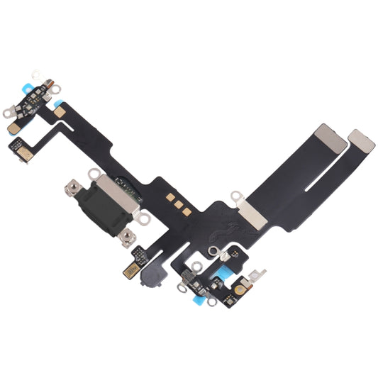 For iPhone 14 Charging Port Flex Cable (Black) - by buy2fix | Online Shopping UK | buy2fix