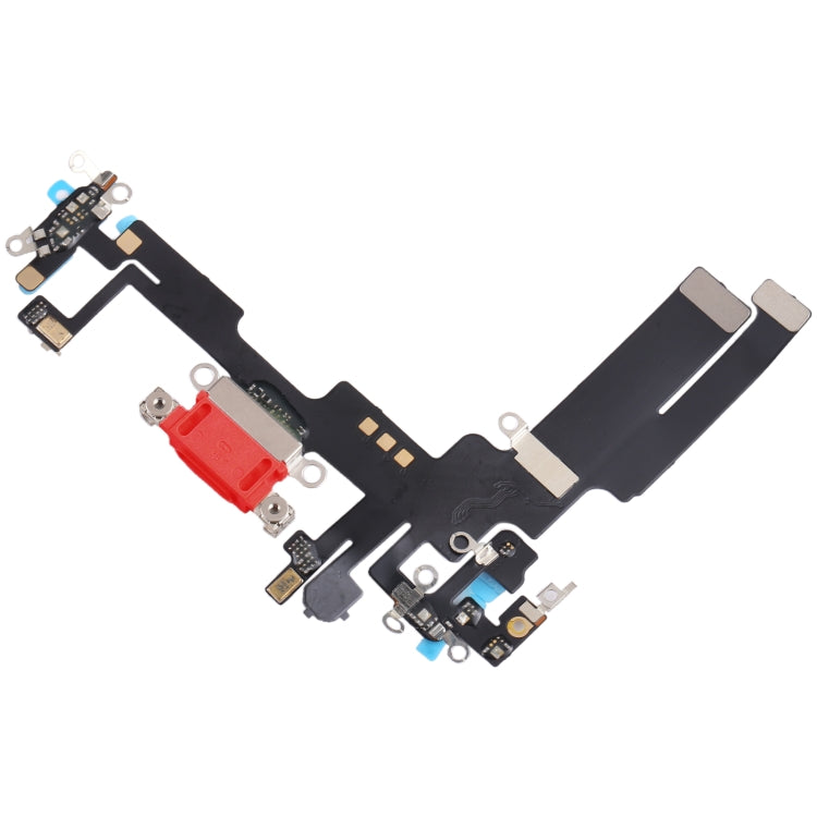 For iPhone 14 Charging Port Flex Cable (Red) - by buy2fix | Online Shopping UK | buy2fix