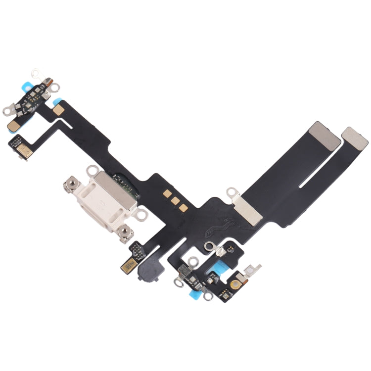 For iPhone 14 Charging Port Flex Cable (White) - Flex Cable by buy2fix | Online Shopping UK | buy2fix