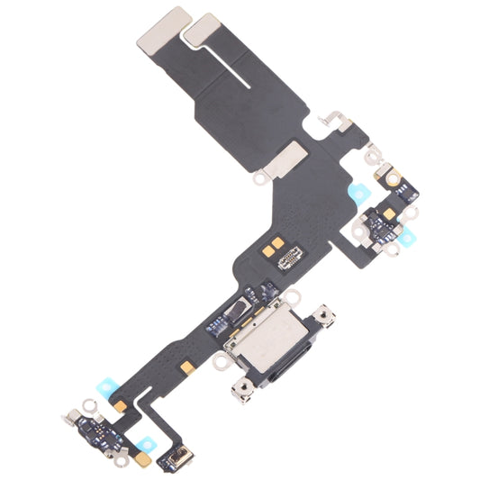 For iPhone 15 Original Charging Port Flex Cable (Black) - Flex Cable by buy2fix | Online Shopping UK | buy2fix