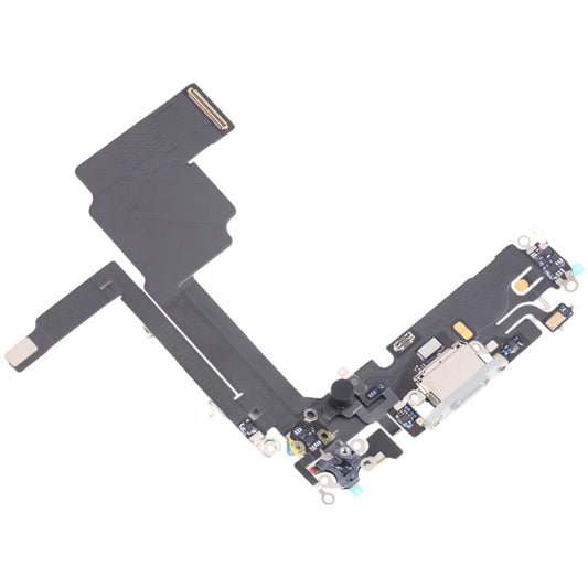 For iPhone 15 Pro Original Charging Port Flex Cable (White) - Flex Cable by buy2fix | Online Shopping UK | buy2fix