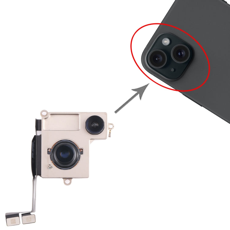 For iPhone 15 Back Facing Camera - by buy2fix | Online Shopping UK | buy2fix