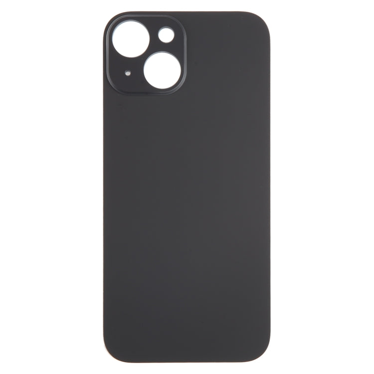 For iPhone 15 Glass Battery Back Cover(Black) - by buy2fix | Online Shopping UK | buy2fix