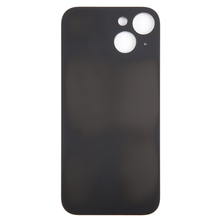 For iPhone 15 Glass Battery Back Cover(Black) - by buy2fix | Online Shopping UK | buy2fix