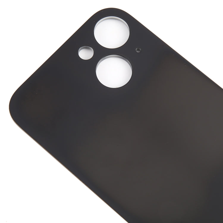 For iPhone 15 Glass Battery Back Cover(Black) - by buy2fix | Online Shopping UK | buy2fix