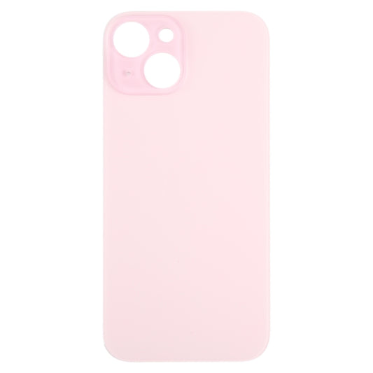 For iPhone 15 Glass Battery Back Cover(Pink) - Back Cover by buy2fix | Online Shopping UK | buy2fix