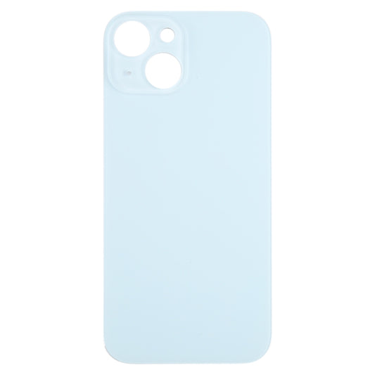For iPhone 15 Glass Battery Back Cover(Blue) - by buy2fix | Online Shopping UK | buy2fix
