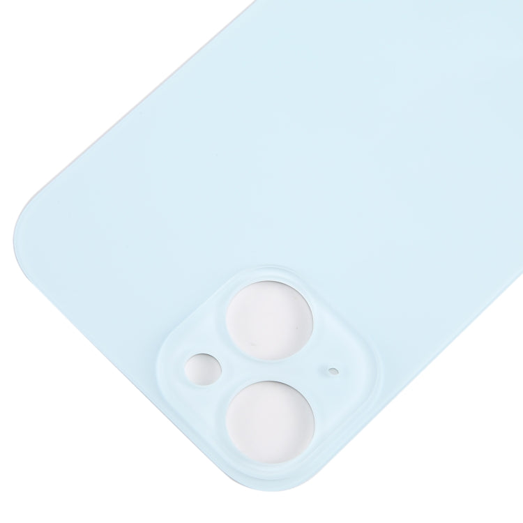 For iPhone 15 Glass Battery Back Cover(Blue) - by buy2fix | Online Shopping UK | buy2fix