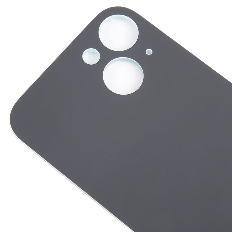 For iPhone 15 Glass Battery Back Cover(Blue) - by buy2fix | Online Shopping UK | buy2fix