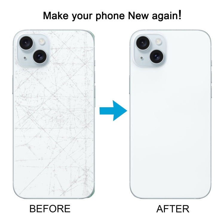 For iPhone 15 Glass Battery Back Cover(Blue) - by buy2fix | Online Shopping UK | buy2fix