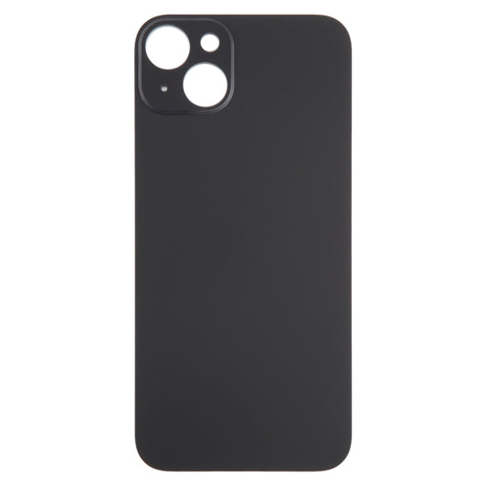 For iPhone 15 Plus Glass Battery Back Cover(Black) by buy2fix