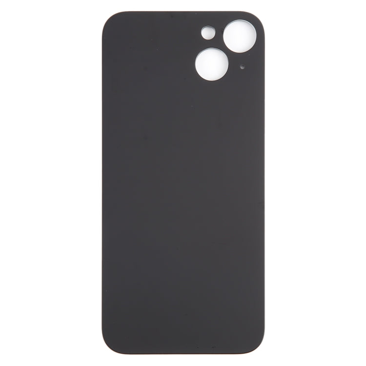 For iPhone 15 Plus Glass Battery Back Cover(Black) - by buy2fix | Online Shopping UK | buy2fix