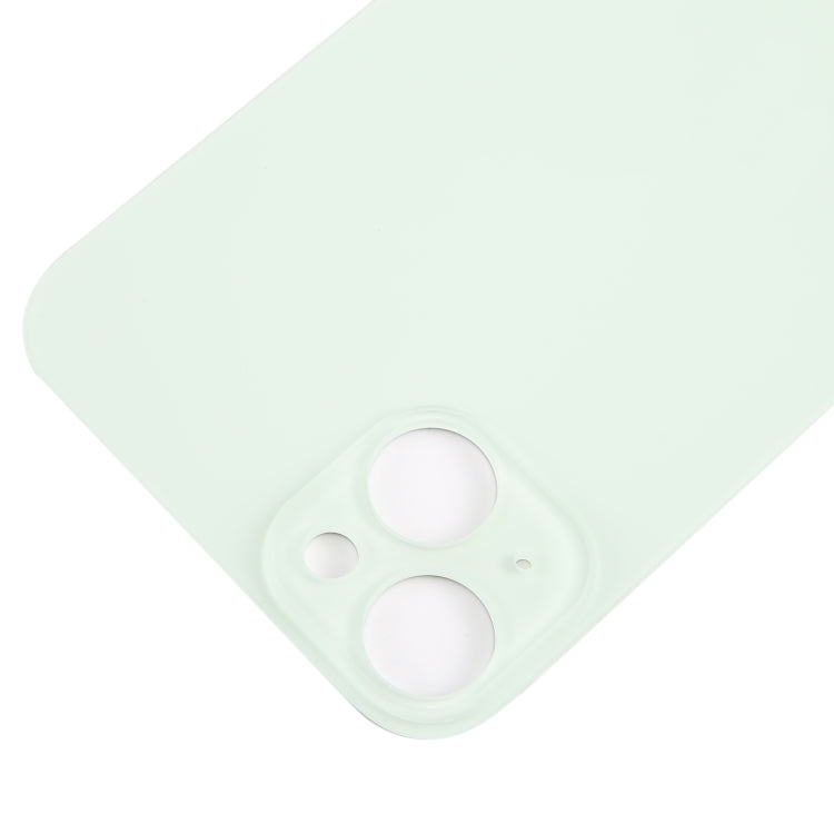 For iPhone 15 Plus Glass Battery Back Cover(Green) - by buy2fix | Online Shopping UK | buy2fix