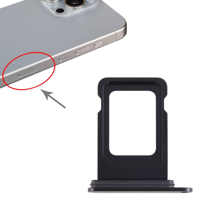 For iPhone 15 Pro SIM Card Tray (Black) by buy2fix