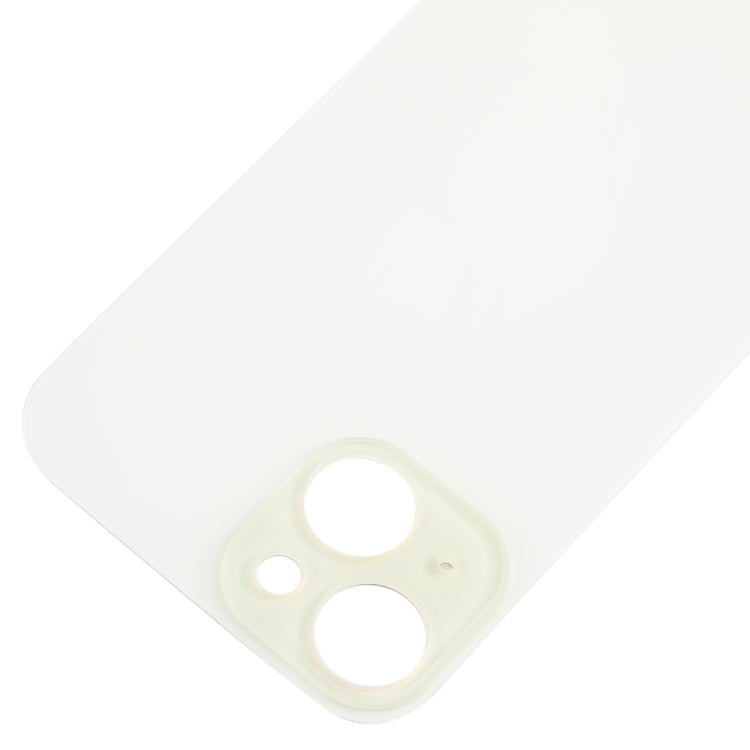 For iPhone 15 Easy Replacement Big Camera Hole Glass Back Battery Cover(Yellow) - by buy2fix | Online Shopping UK | buy2fix