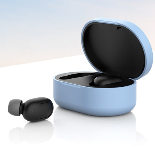 Silicone Charging Box Protective Case for Xiaomi Redmi AirDots / AirDots S / AirDots 2(Sky Blue) by buy2fix