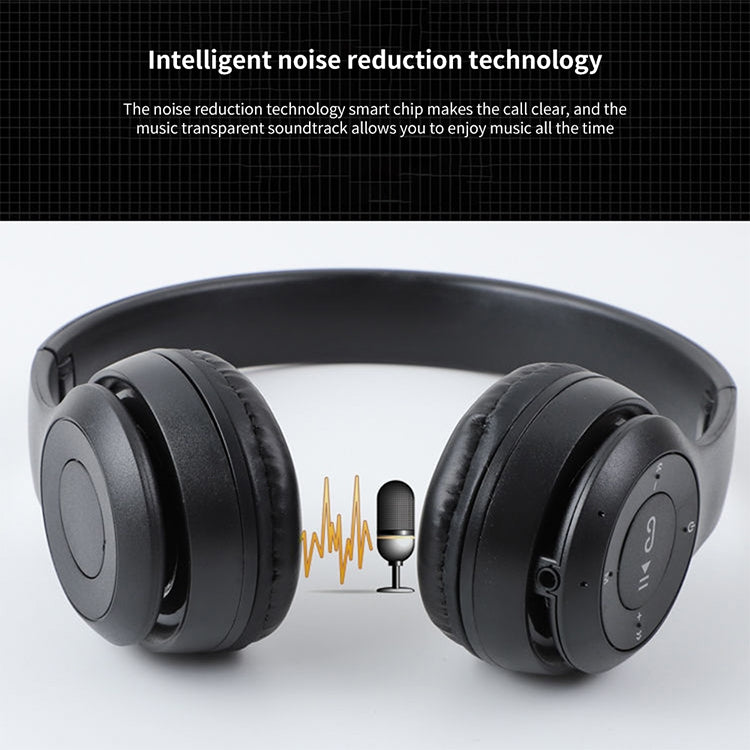 P47 Foldable Wireless Bluetooth Headphone with 3.5mm Audio Jack, Support MP3 / Call (Green) - Headset & Headphone by buy2fix | Online Shopping UK | buy2fix