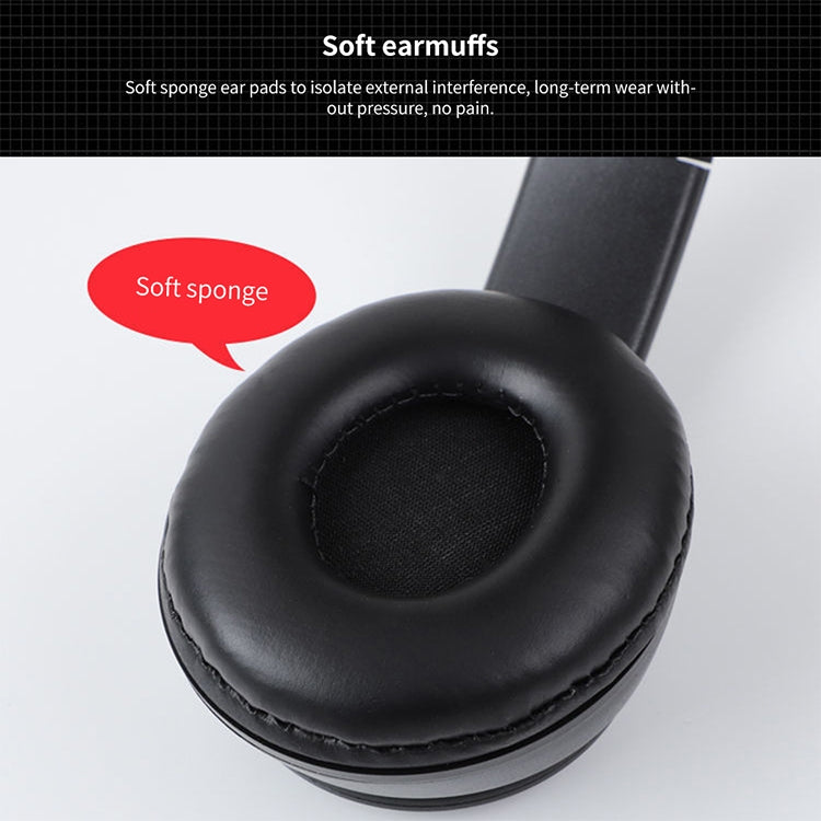 P47 Foldable Wireless Bluetooth Headphone with 3.5mm Audio Jack, Support MP3 / Call (Green) - Headset & Headphone by buy2fix | Online Shopping UK | buy2fix
