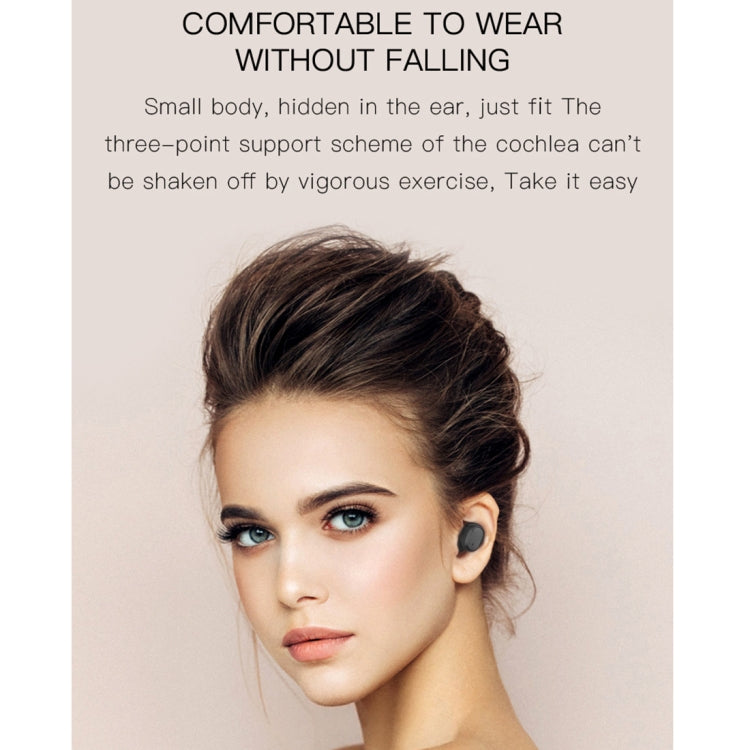 H6 TWS Bluetooth 5.0 Wireless Bluetooth Earphone with Digital Display & Charging Box, Support for Siri & HD Calls by buy2fix