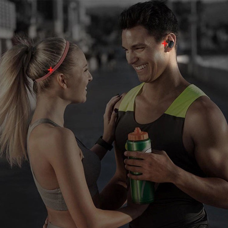 TWS-4 IPX5 Waterproof Bluetooth 5.0 Touch Wireless Bluetooth Earphone with Charging Box, Support HD Call & Voice Prompts(White) by buy2fix