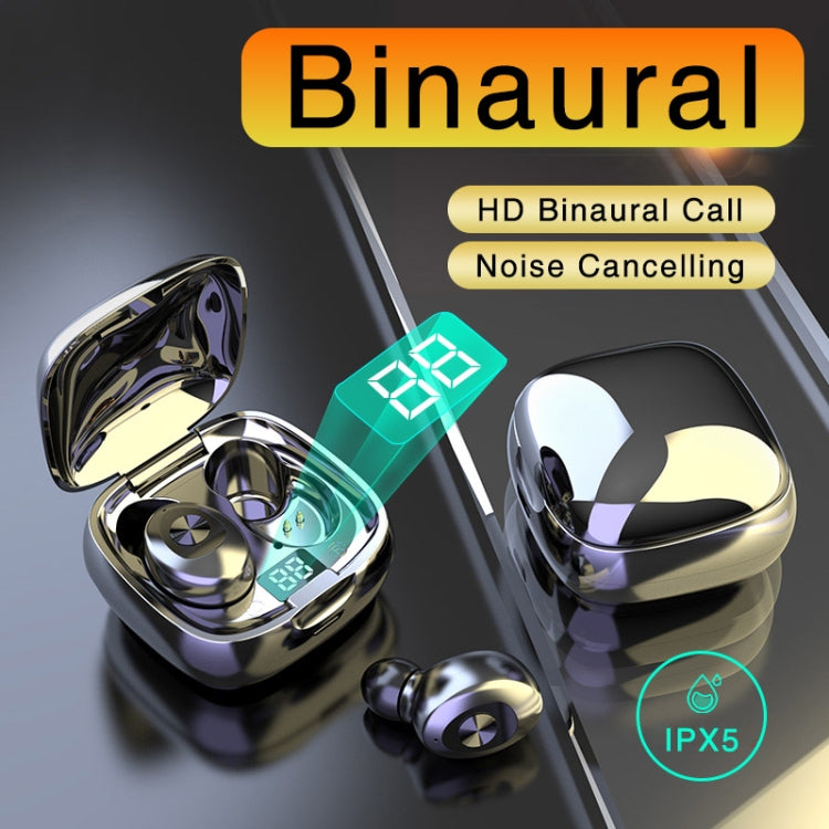 XG-8 TWS Digital Display Touch Bluetooth Earphone with Magnetic Charging Box(Black) by buy2fix