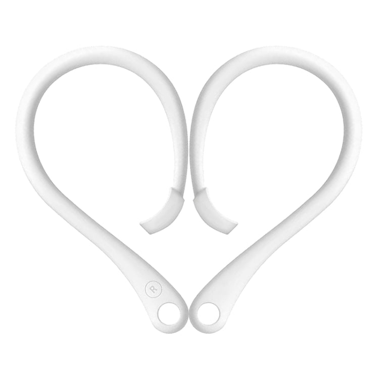 For AirPods 1 / 2 / Pro Anti-lost Silicone Earphone Ear-hook(White) - Apple Accessories by buy2fix | Online Shopping UK | buy2fix