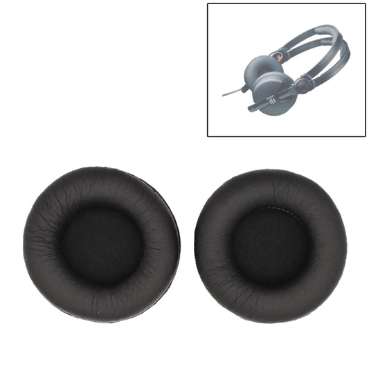 1 Pair For Sennheiser HD25-1 II Headset Cushion Sponge Cover Earmuffs Replacement Earpads(Black) - Earmuff & Pad by buy2fix | Online Shopping UK | buy2fix